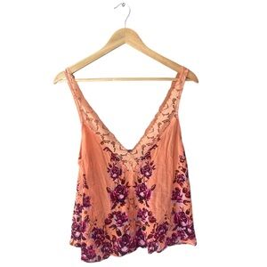 FREE PEOPLE Coal Color Tank Top